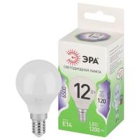 Лампа светодиодная GREEN LINE P45-12W-865-E14 GL 12Вт шар 6500К свет холод. E14 Эра Б0067071