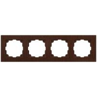 Рамка 4-м СП Accent 6-504-10 венге Intro Б0063715