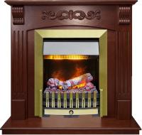 Dimplex Каминокомплект Sorrento угловой - Орех с очагом Danville Antique Brass FB2