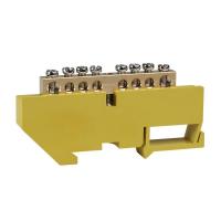 Шина нулевая с изолятором OptiKit BB-D-PE-DIN-8-6х9 желт. КЭАЗ 277857