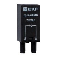 Модуль защитный с варистором 230В AC для промежуточных реле RP AVERES EKF rp-u-230AC