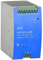 Блок питания OPSE 220В AC/24В DC 240Вт ONI OPSE-DC24-240B