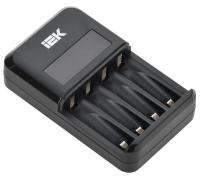Устройство зарядное NiMH/CD 1-4 AA/AAA авто 1800мА LCD IEK ABC11-4-4-ACO-A-180-LCD