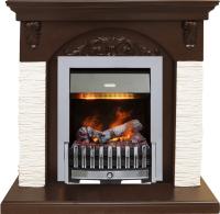 Dimplex Каминокомплект Bern Сланец мелкий белый / Темный дуб с очагом Danville Chrome FB2