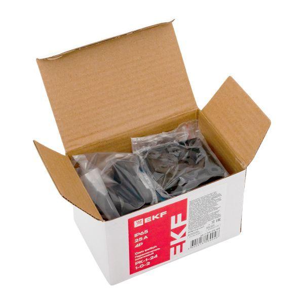 Переключатель кулачковый ПК-1-24 4п 25А "1-0-2" IP65 EKF pk-1-24-25-65