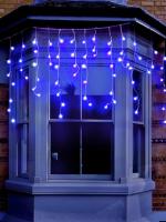 Гирлянда "Бахрома" OIC100LSE-B-T-I4 100LED 2м син. SHlights 4610003324940