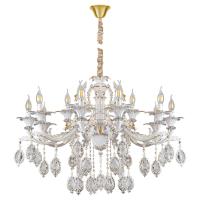 Подвесная люстра AM Group CLEOPATRA SP10+5 WH+GL