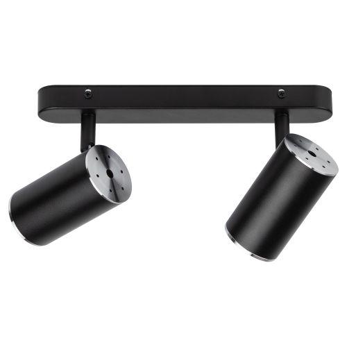 Светильник OL35-2 BK MR16 GU10 IP20 настенно-потолочный спот черн. хром ЭРА Б0056364