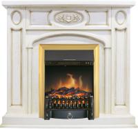 Royal Flame Каминокомплект Florence - Слоновая кость с патиной с очагом Fobos FX Brass