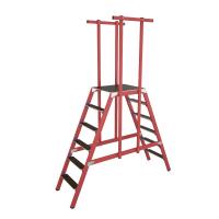 Стремянка диэлектрическая ССД-1.5 П (подмость) с симметричной опорой стеклопластик. Антиток Д413779