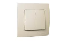 Выключатель 2-кл. Lillium Makel 32010003