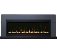 Dimplex Каминокомплект Lindos (линейный) - Серый графит с очагом Ignite XLF50