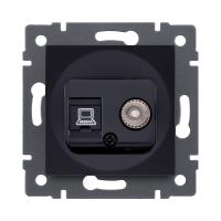 Розетка KOLLINGER REA-021BK