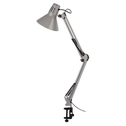 Светильник настольный N-121-E27-40W-GY E27 на струбцине сер. ЭРА Б0052758