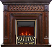 Royal Flame Каминокомплект Alexandria - махагон коричневый антик с очагом Aspen Gold