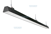 Светильник Ритейл 58W-7250Lm  4000-4500К Опал IP40 Черный (Класс 1)