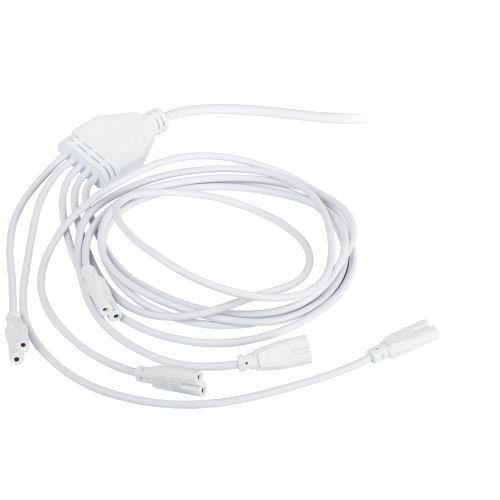 Разветвитель сетевой для фитолампы FITO 5х IEC C7 (2 pin) 2 м для подключения 5 светильников Эра Б0060525
