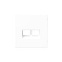 Накладка двойная ArtGallery для информационных функций типа Keystone бел. SE GAL000190