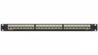 Патч-панель 19дюйм 1UCAT6 24 модуля RJ45 неэкранированная DKC RN6PPU24