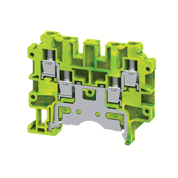 Клемма заземляющая с 4-мя контактами винтовая OptiClip CMCG-4-QUATTRO-PE-I-(0.2-4)-PEN КЭАЗ 331801