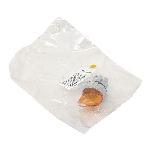 Механизм переключателя исполнительный ХB4 желт. на 2 положения с фиксацией с подсветкой с короткой ручкой IP65 EKF XB4BD2FL-Y-65