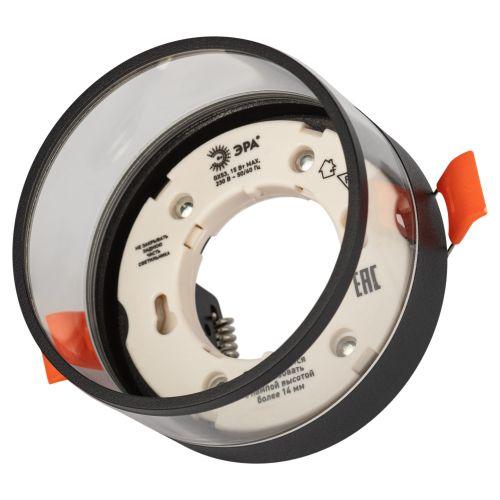 Светильник точечный KL82 BK GX53 встраив. черн. ЭРА Б0058400