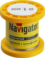 Припой 93 079 NEM-Pos02-63K-1-K50 (ПОС-63; катушка; 1мм; 50 г) Navigator 93079