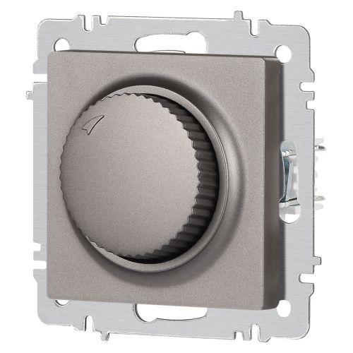 Светорегулятор поворотный СП Accent 6-401-09 600Вт 230В IP20 титан Intro Б0063685