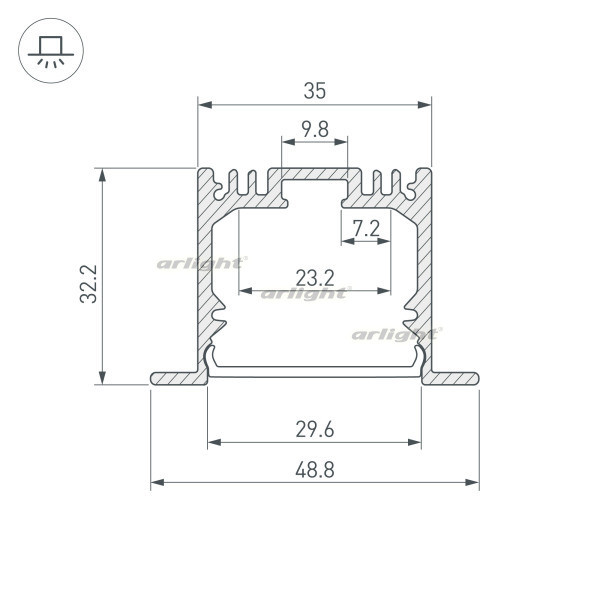 Профиль Arlight 036513