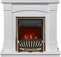 Royal Flame Каминокомплект Boston - Белый (Высота 925см) с очагом Aspen Gold