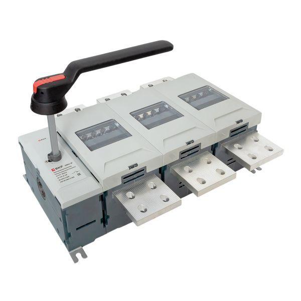 Рубильник-выключатель 3п 4000А с рукояткой управления для прямой установки PowerSwitch EKF psds-4000-3