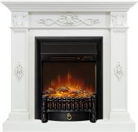 Royal Flame Каминокомплект Derby - Белый дуб с очагом Fobos FX M Black RC