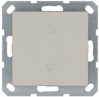 Выключатель для жалюзи 1-кл. 10А IP20 механизм тауп Jasmart G3018T