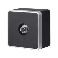 Розетка Werkel W5083034 черный с серебром