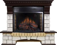 Royal Flame Каминокомплект Pierre - Венге / Белый (Высота 1015мм) с очагом Dioramic 28 LED FX