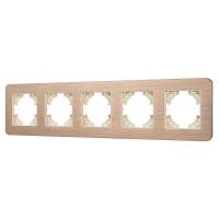 Рамка 5-м FRM-AKIRY-AL-5-GD алюм. Arlight 049736