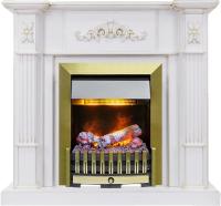 Dimplex Каминокомплект Martin - Белый дуб, патина золото с очагом Danville Antique Brass FB2