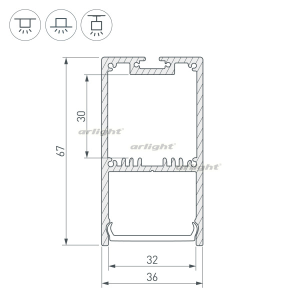 Профиль Arlight 036197