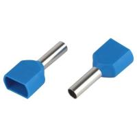 Наконечник-гильза двойн. НШвИ(2) 2.5-10 с изолированным фланцем (уп.10шт) Эра Б0063302