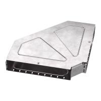 Угол для лотка горизонтальный 90град. 500х100 Стандарт с крышкой Промрукав PR16.0627