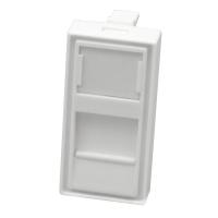 Панель лицевая 1 порта 45х22.5 Keystone шторка SUPRLAN 10-0319