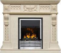 Dimplex Каминокомплект Corsica - Слоновая кость с патиной (Ширина 1100) с очагом Flagstaff