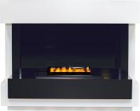 Dimplex Каминокомплект Cube - Белый с черным с очагом Cassette 400 LNH-INT PS (без дров)
