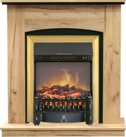 Royal Flame Каминокомплект Barcelona (разборный) - Дуб золотой с очагом Fobos FX M Brass