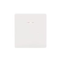 Выключатель ROUND 1 кл проходной (переключатель) с подсветкой 10А с/у перламутр KRANZ