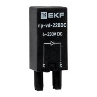 Модуль защитный диодный 6-220В DC для промежуточных реле RP AVERES EKF rp-vd-220DC