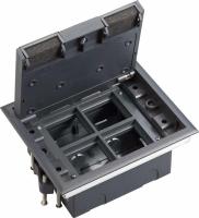 Люк MultiDesk MDK10 на 8мод. IP40 с монтажной коробкой для фальшпола SE MDK10108