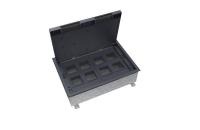 Люк MultiDesk MDK10 на 16мод. IP40 с монтажной коробкой для бетонных полов SE MDK10216