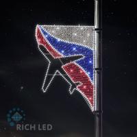 Светодиодная консоль "Самолет Деколэйс", 1.5*0.9 м, 50 Вт