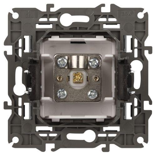 Розетка телевизионная одиночная TV Elegance 14-3101-16 титан Эра Б0065760